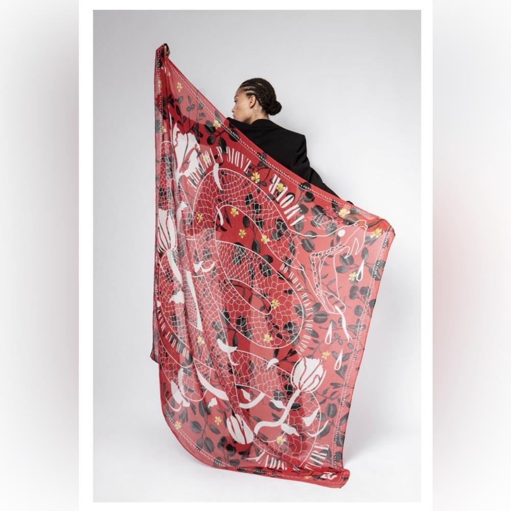 Zadig Voltaire delta viper scarf